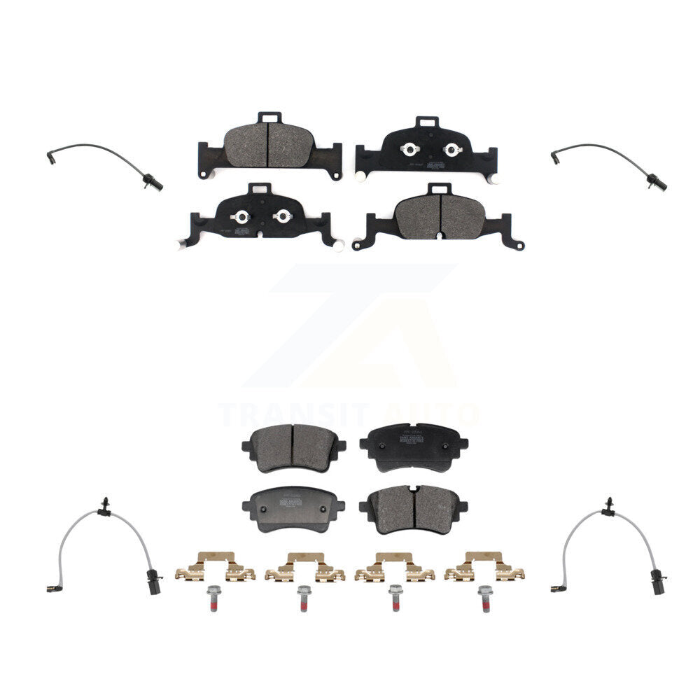 Semi-Metallic Disc Brake Pad Wear Sensor Front Rear Kit For Audi A6 Quattro 2.0L