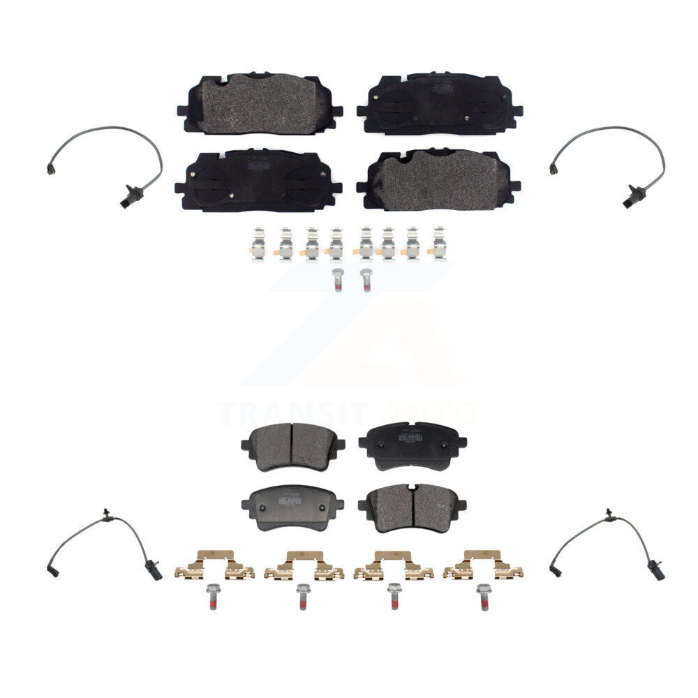 Semi-Metallic Disc Brake Pad Wear Sensor Front Rear Kit For Audi S5 S4 Sportback