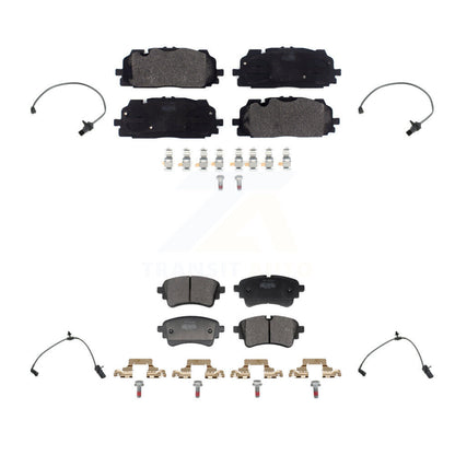 Semi-Metallic Disc Brake Pad Wear Sensor Front Rear Kit For Audi S5 S4 Sportback
