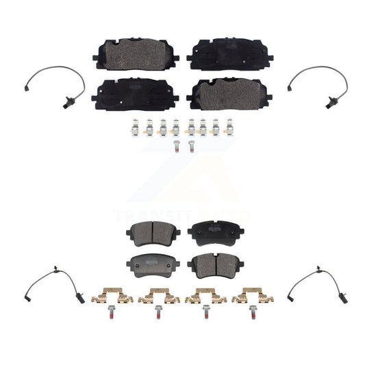Semi-Metallic Disc Brake Pad Wear Sensor Front Rear Kit For Audi S5 S4 Sportback