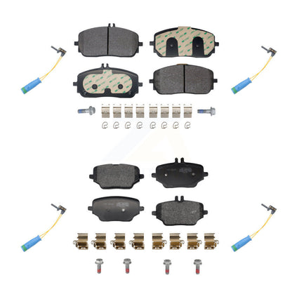 Semi-Metallic Disc Brake Pad Wear Sensor Front Rear Kit For Mercedes-Benz GLE350