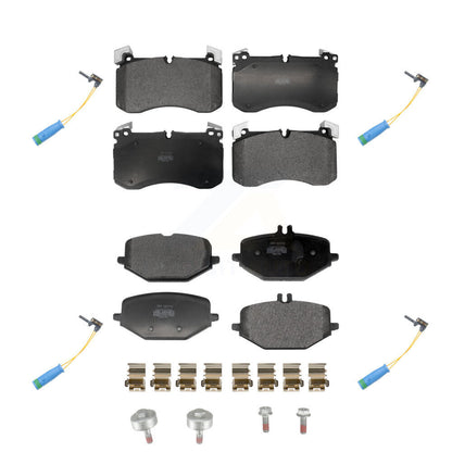 Semi-Metallic Brake Pad Wear Sensor Front Rear Kit For Mercedes-Benz GLS450 3.0L