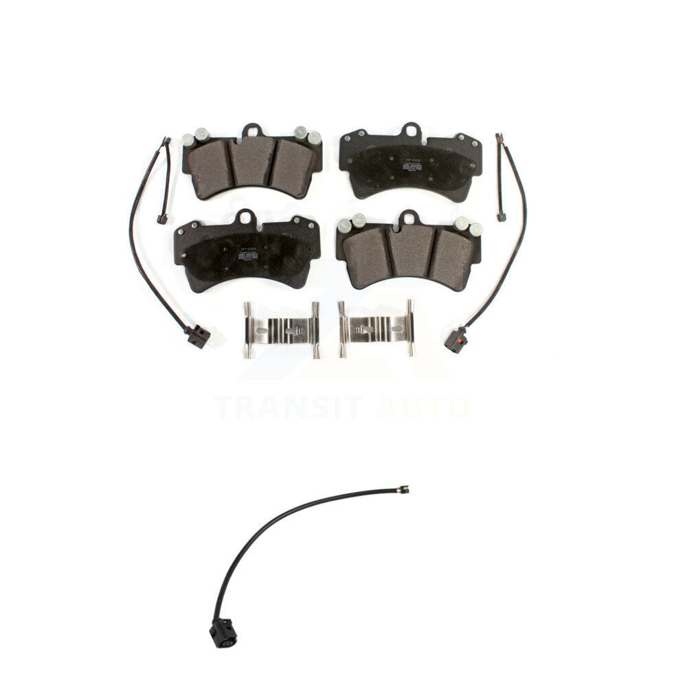 Semi-Metallic Disc Brake Pads And Extra Wear Sensors Front Kit For Audi Q7