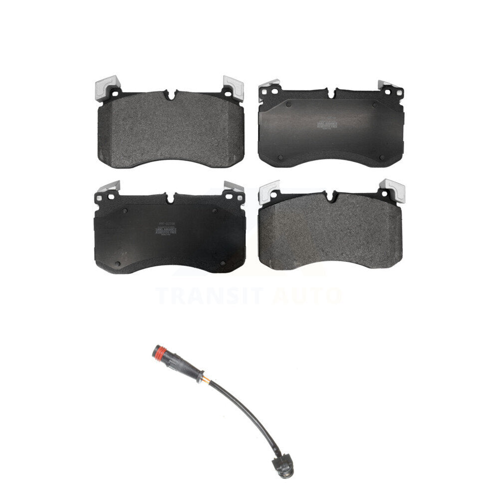 Semi-Metallic Brake Pad And Wear Sensor Front Kit For Mercedes-Benz G63 AMG 4.0L