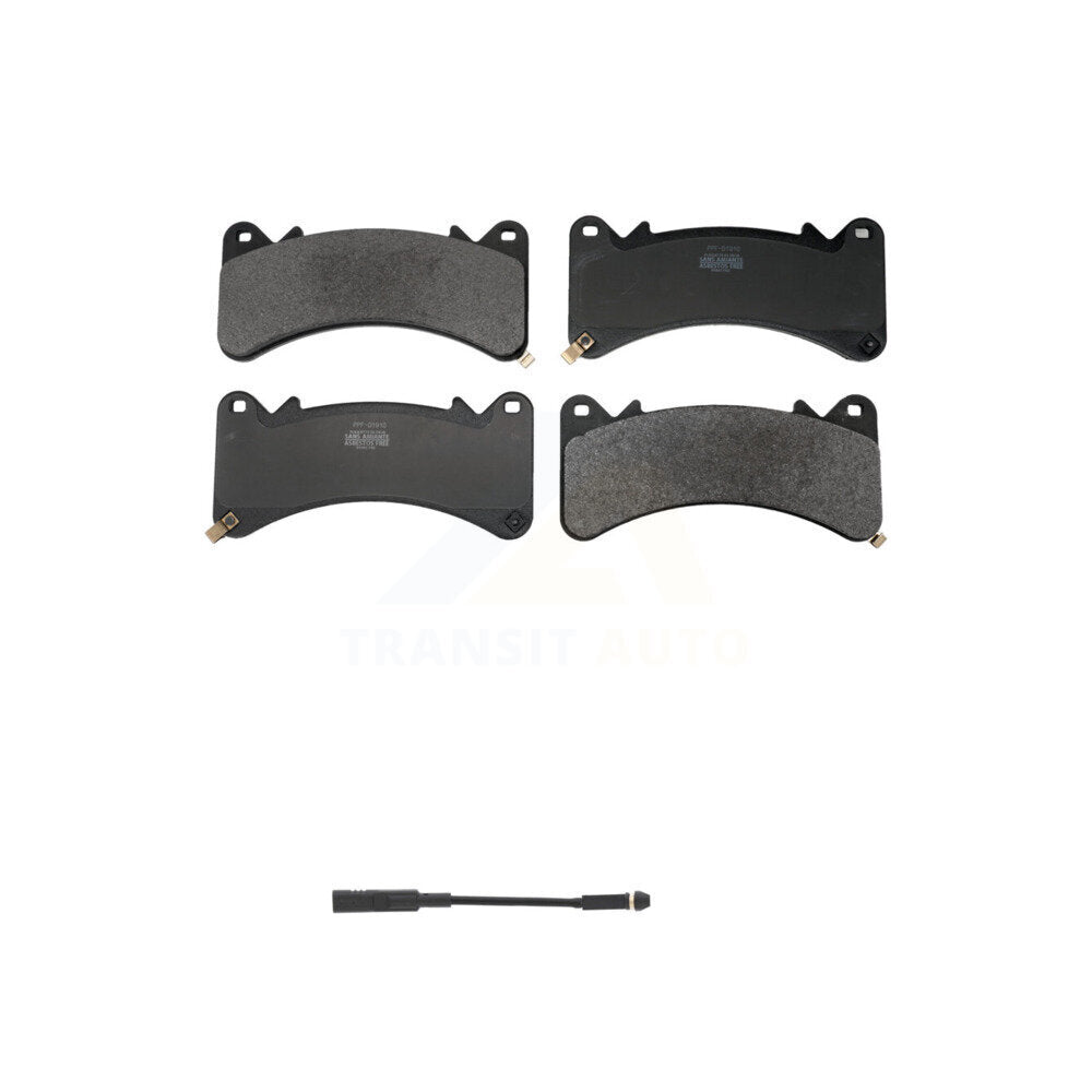 Semi-Metallic Brake Pad & Wear Sensor Front Kit For GMC Chevrolet Silverado 1500
