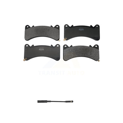 Semi-Metallic Brake Pad & Wear Sensor Front Kit For GMC Chevrolet Silverado 1500