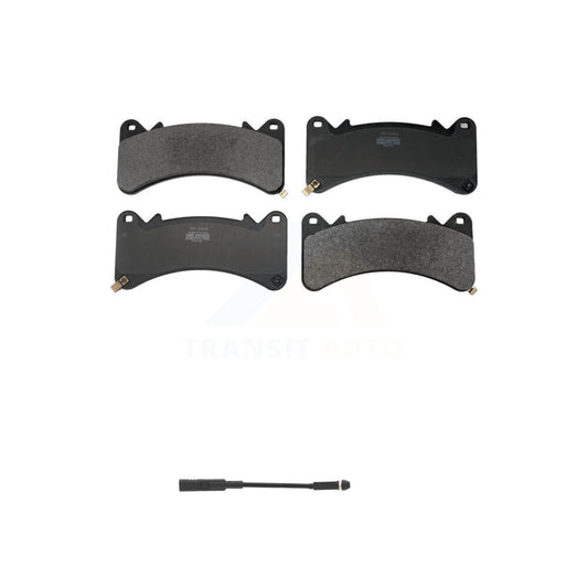 Semi-Metallic Brake Pad & Wear Sensor Front Kit For GMC Chevrolet Silverado 1500