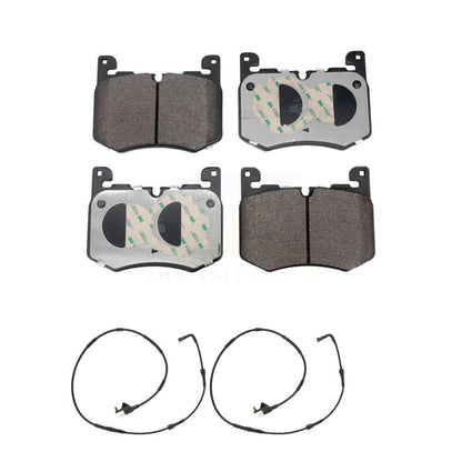Semi-Metallic Disc Brake Pads & Wear Sensor Front Kit For Land Rover Range Velar