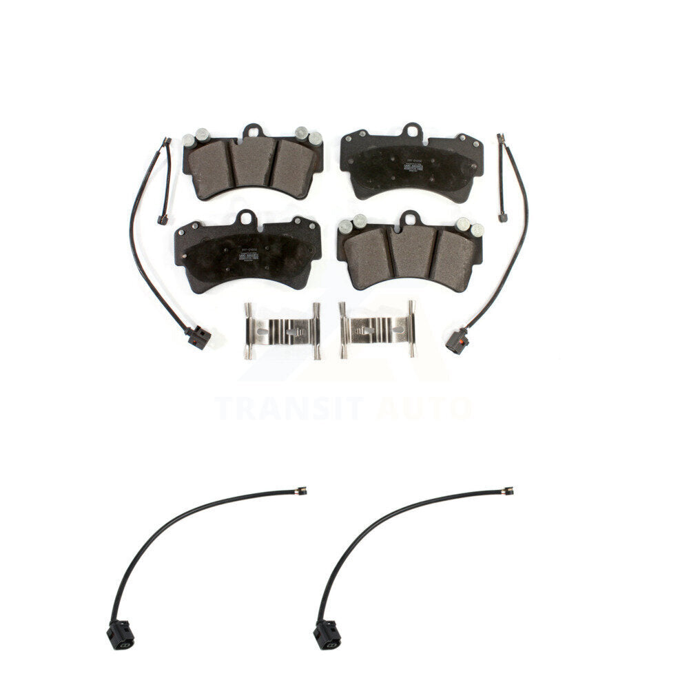 Semi-Metallic Disc Brake Pads And Extra Wear Sensors Front Kit For Audi Q7
