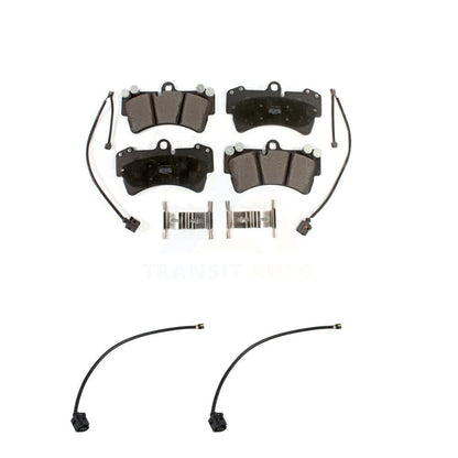 Semi-Metallic Disc Brake Pads And Extra Wear Sensors Front Kit For Audi Q7