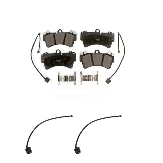 Semi-Metallic Disc Brake Pads And Extra Wear Sensors Front Kit For Audi Q7
