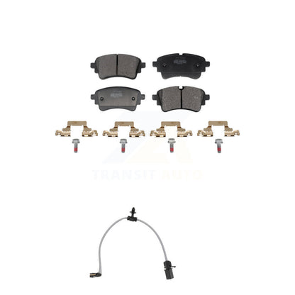 Semi-Metallic Brake Pad & Wear Sensor Rear Kit For Audi Q5 Sportback SQ5 PHEV A6