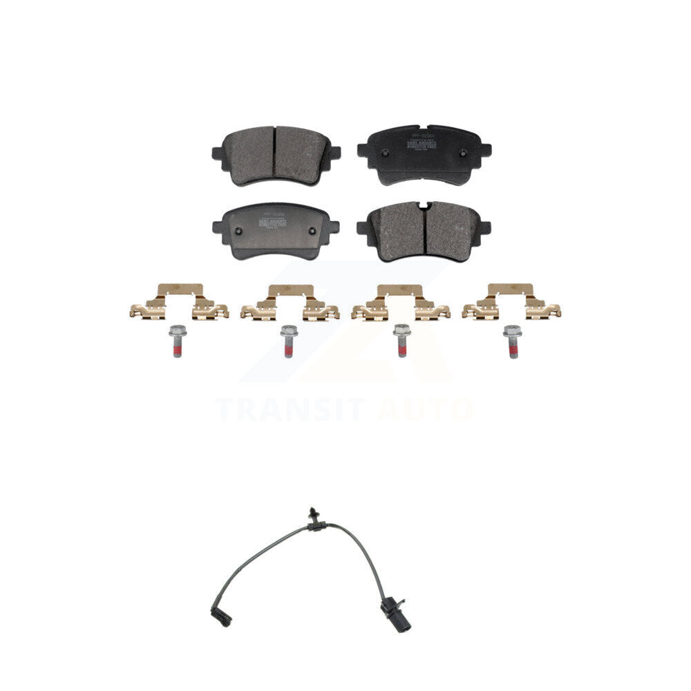 Semi-Metallic Brake Pad Wear Sensor Rear Kit For Audi A5 Sportback A4 Quattro S5