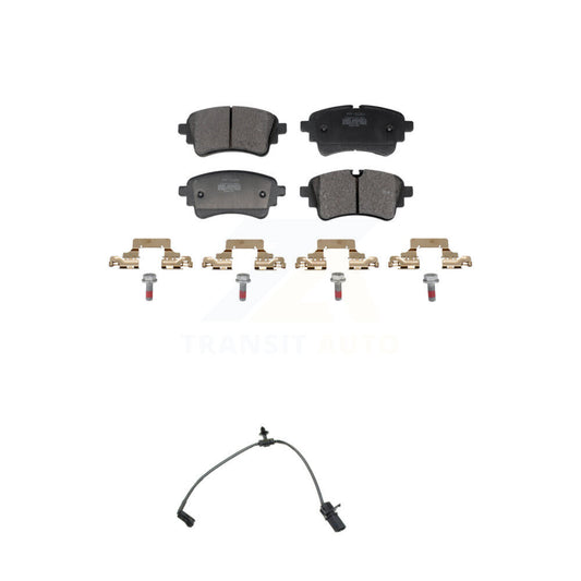 Semi-Metallic Brake Pad Wear Sensor Rear Kit For Audi A5 Sportback A4 Quattro S5