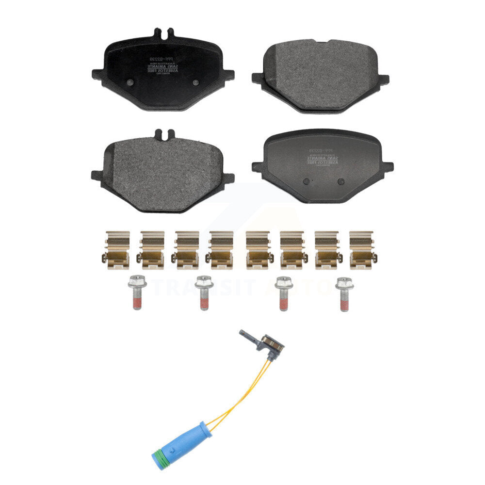 Semi-Metallic Brake Pad & Wear Sensor Rear Kit For Mercedes-Benz G63 AMG GLE63 S
