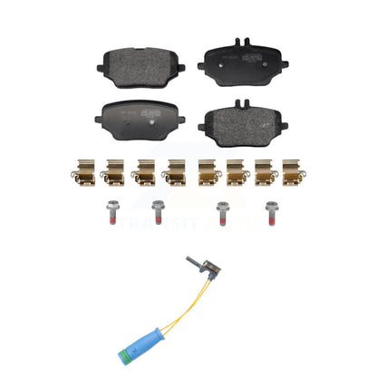Semi-Metallic Disc Brake Pads And Wear Sensors Rear Kit For Mercedes-Benz GLE350