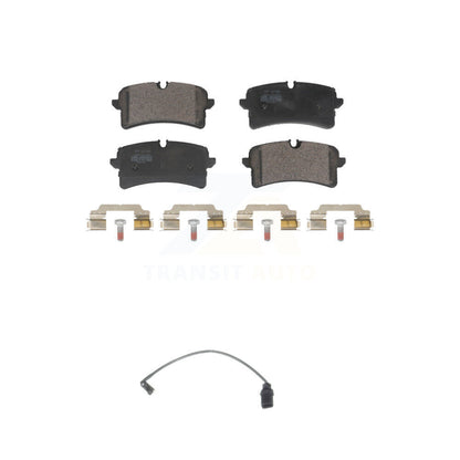 Semi-Metallic Disc Brake Pads Wear Sensor Rear Kit For Audi A7 Quattro S6 RS7 S7