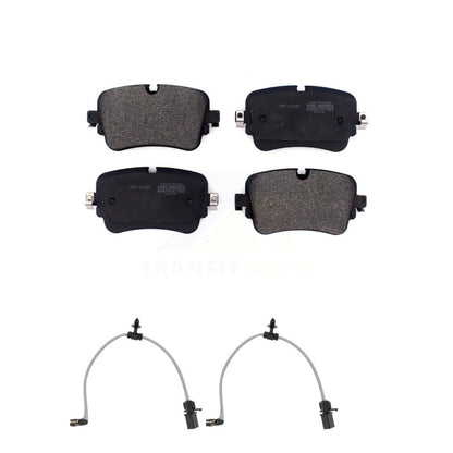 Semi-Metallic Brake Pad And Wear Sensor Rear Kit For 2019 Audi e-tron Quattro -L