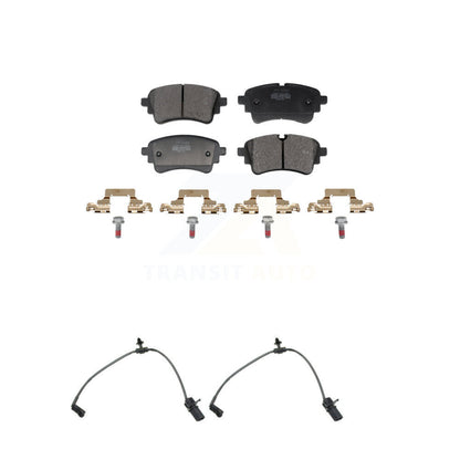Semi-Metallic Brake Pad Wear Sensor Rear Kit For Audi A5 Sportback A4 Quattro S5