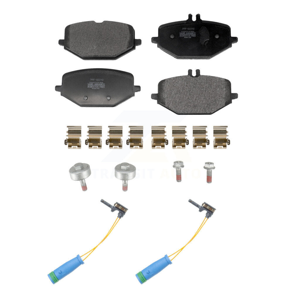Semi-Metallic Brake Pad Wear Sensor Rear Kit For Mercedes-Benz GLE450 GLE350 AMG