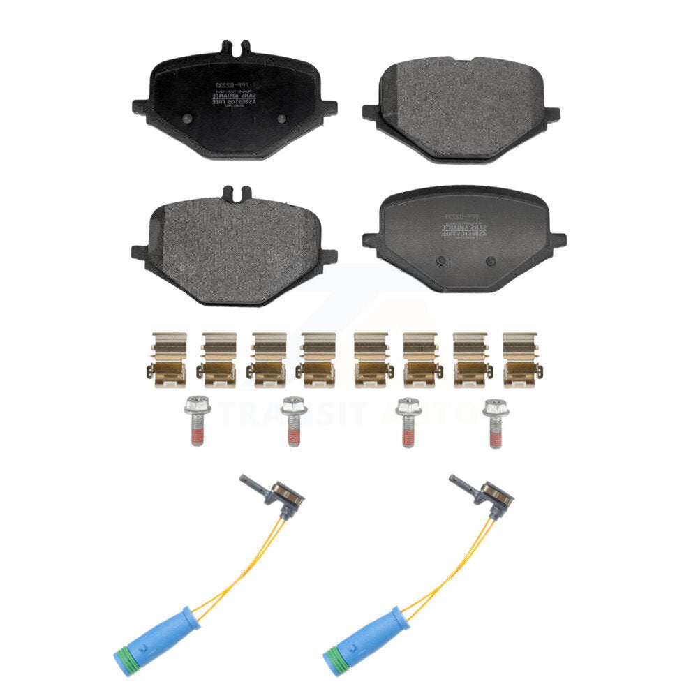 Semi-Metallic Brake Pad & Wear Sensor Rear Kit For Mercedes-Benz G63 AMG GLE63 S