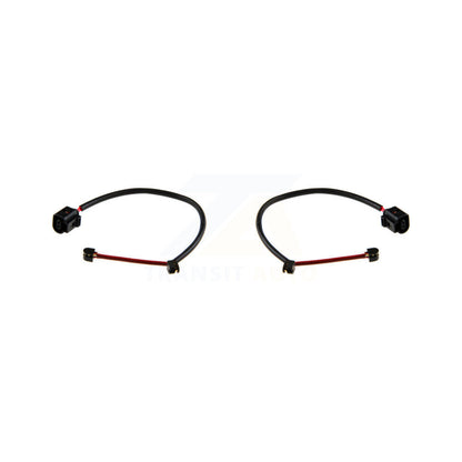 Brake Pads Wear Sensor (2 Pack) Front For Porsche Panamera w Ceramic Rotors