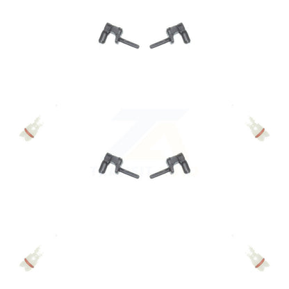 Brake Pads Wear Sensor (4 Pack) Front Rear For Chrysler Crossfire 3.2L