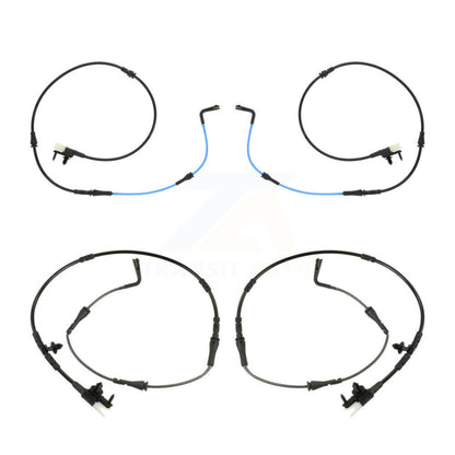 Brake Pads Wear Sensor (4 Pack) Front Rear For Jaguar XE
