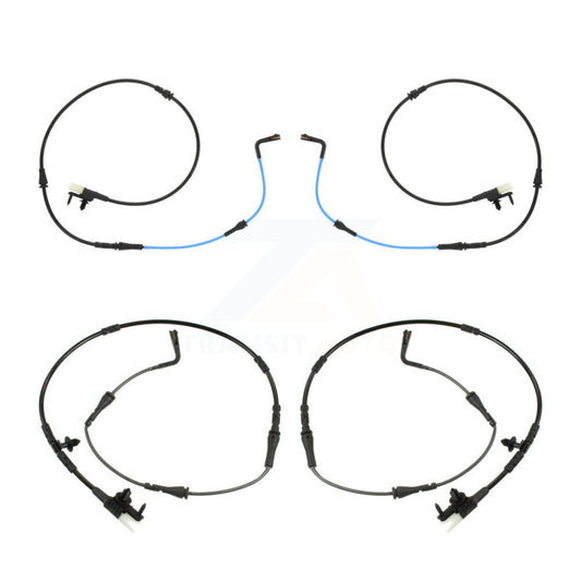 Brake Pads Wear Sensor (4 Pack) Front Rear For Jaguar XE