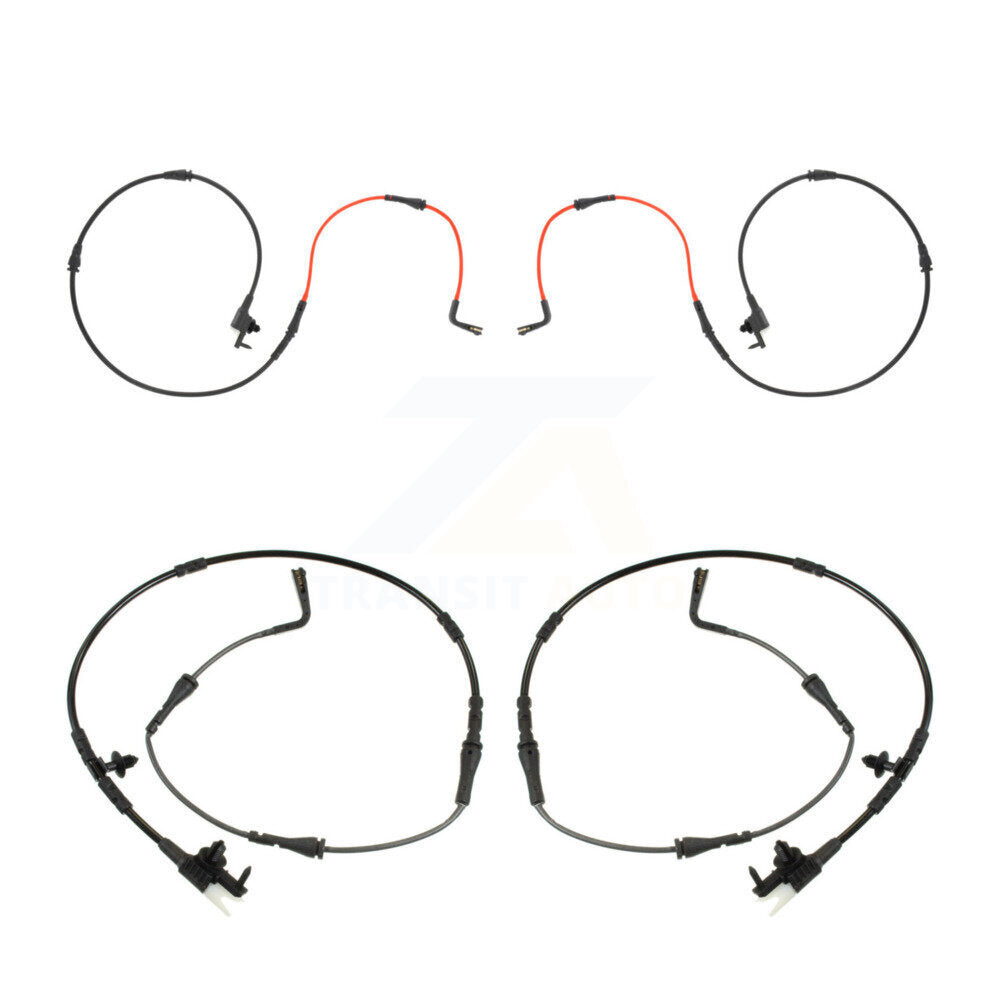 Brake Pads Wear Sensor (4 Pack) Front Rear For Jaguar XE