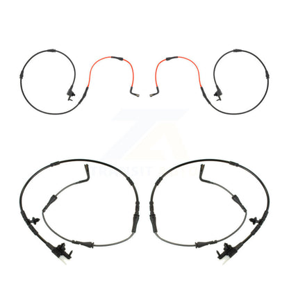 Brake Pads Wear Sensor (4 Pack) Front Rear For Jaguar XE