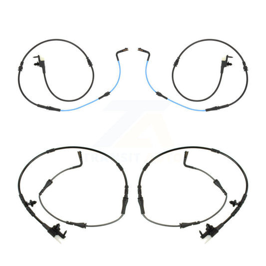 Brake Pads Wear Sensor (4 Pack) Front Rear For Jaguar XE XF