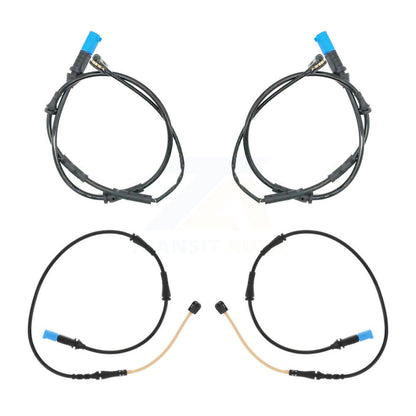 Brake Pads Wear Sensor (4 Pack) Front Rear For BMW X4