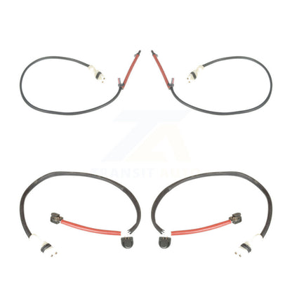 Brake Pads Wear Sensor (4 Pack) Front Rear For Porsche 911 w o Ceramic Rotors