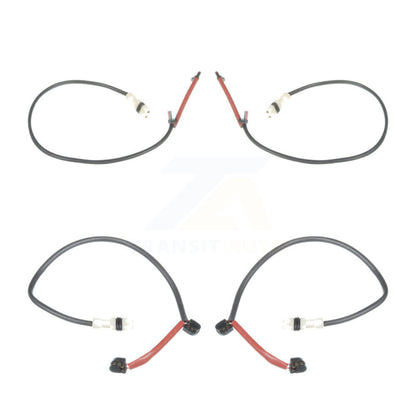 Brake Pads Wear Sensor (4 Pack) Front Rear For 12 Porsche 911 w o Ceramic Rotors