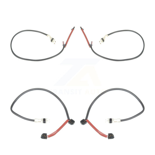 Brake Pads Wear Sensor (4 Pack) Front Rear For 12 Porsche 911 w o Ceramic Rotors