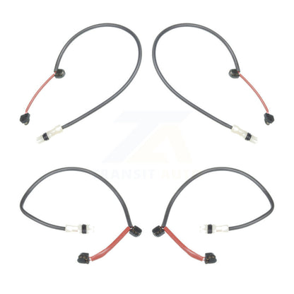 Brake Pads Wear Sensor (4 Pack) Front Rear For Porsche 911 w o Ceramic Rotors