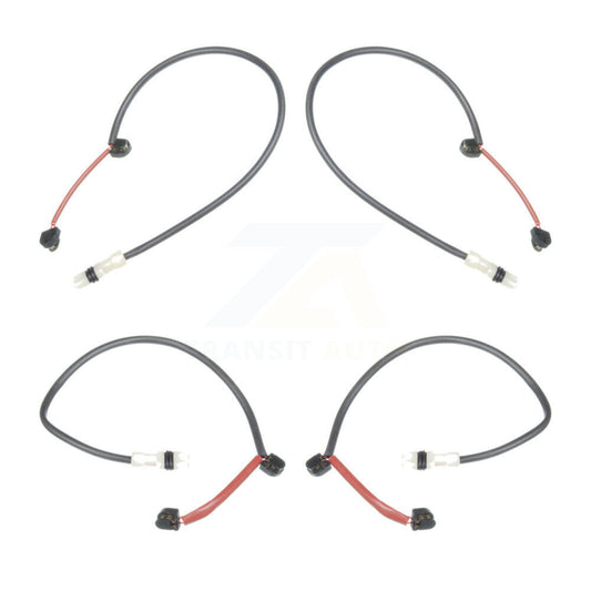 Brake Pads Wear Sensor (4 Pack) Front Rear For Porsche 911 w o Ceramic Rotors