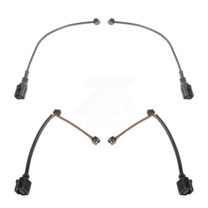 Brake Pads Wear Sensor (4 Pack) Front Rear For 13 Porsche 911 w o Ceramic Rotors