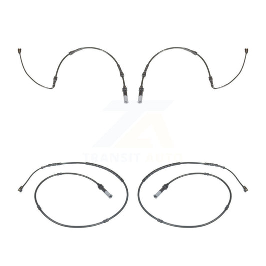 Brake Pads Wear Sensor (4 Pack) Front Rear For BMW 328i xDrive 330i 320i 335i M4