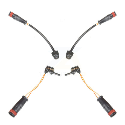 Brake Pads Wear Sensor (4 Pack) Front Rear For Mercedes-Benz S550 SL500 S63 AMG