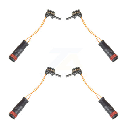 Brake Pads Wear Sensor (4 Pack) Front Rear For Mercedes-Benz C300 GLK350 GLK250