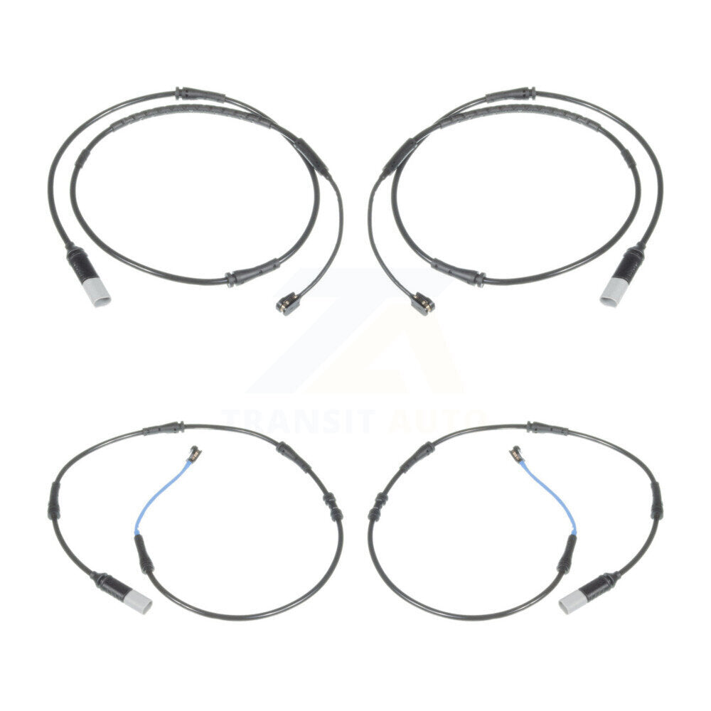 Brake Pads Wear Sensor (4 Pack) Front Rear For BMW 528i 650i 535i xDrive Gran B6