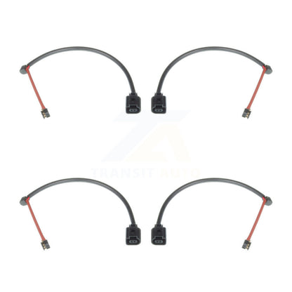 Brake Pads Wear Sensor (4 Pack) Front Rear For Porsche 911 3.0L w Ceramic Rotors