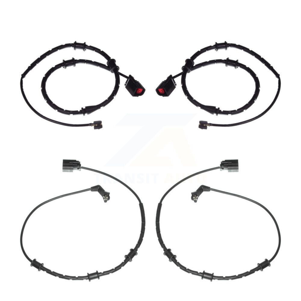 Brake Pads Wear Sensor (4 Pack) Front Rear For Jaguar XJ
