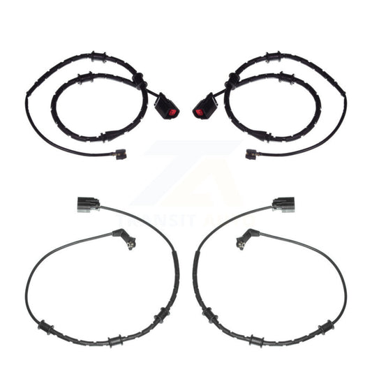Brake Pads Wear Sensor (4 Pack) Front Rear For Jaguar XJ