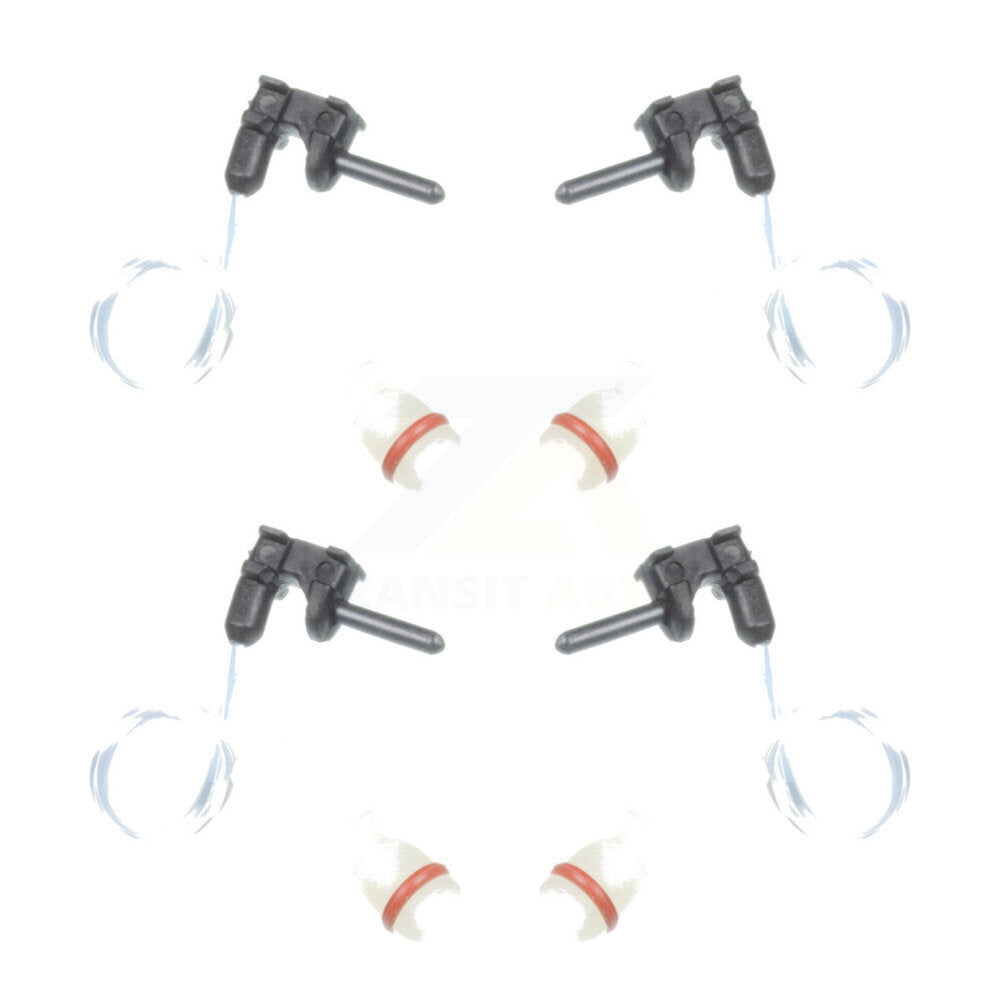 Brake Pads Wear Sensor (4 Pack) Front Rear For 00-01 Mercedes-Benz ML430 4.3L