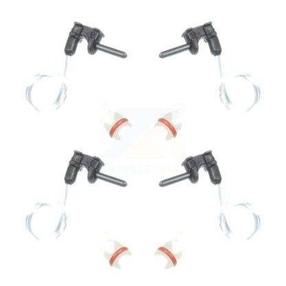 Brake Pads Wear Sensor (4 Pack) Front Rear For 00-01 Mercedes-Benz ML430 4.3L