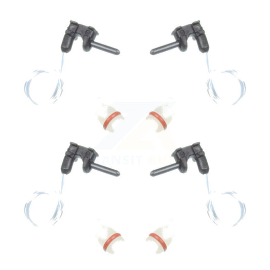 Brake Pads Wear Sensor (4 Pack) Front Rear For 00-01 Mercedes-Benz ML430 4.3L