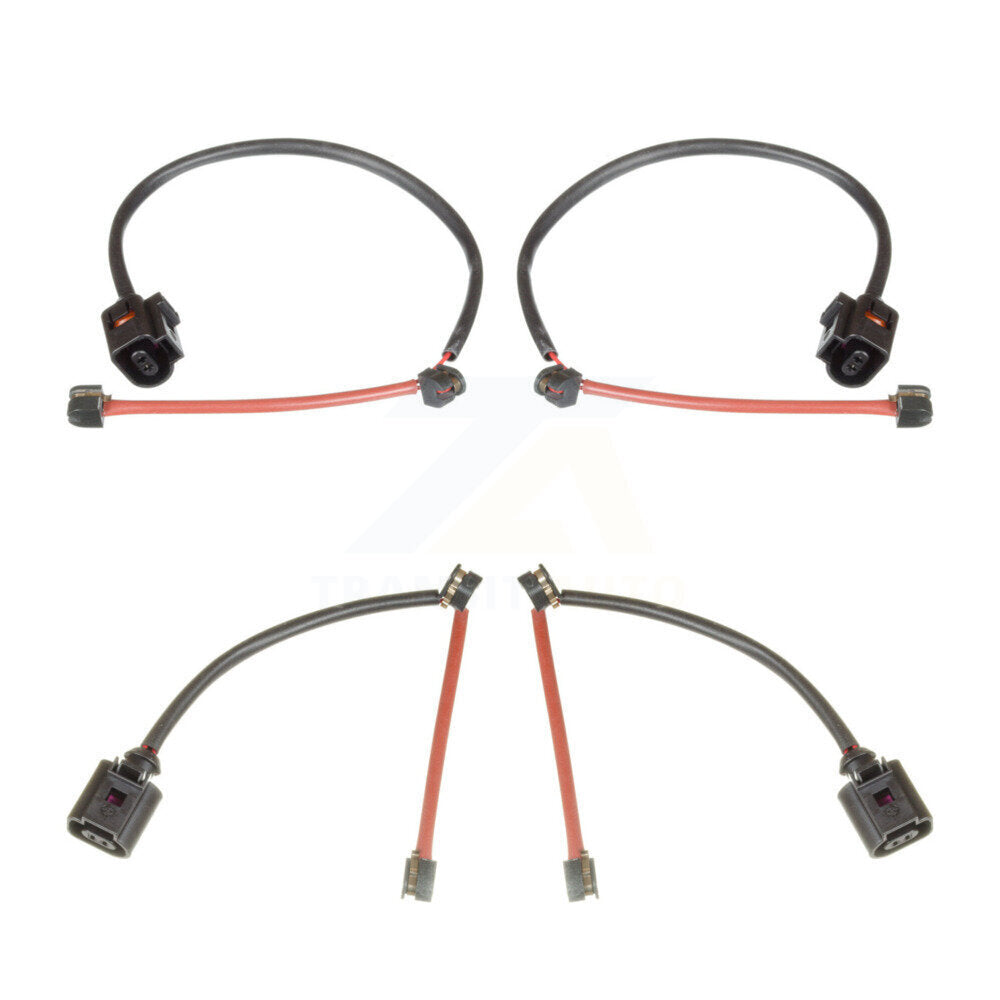 Brake Pads Wear Sensor (4 Pack) Front Rear For Porsche Cayenne